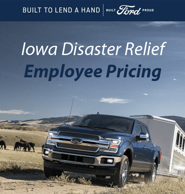 iowa disaster relief employee pricing