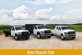 3 upfitted new Ram Chassis Cabs