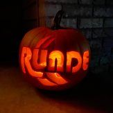 Runde jack o lantern