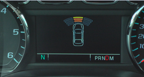 Silverado rear park assist graphic