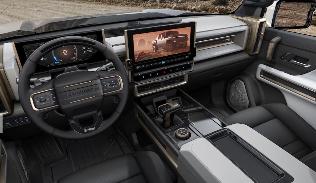 hummer ev interior