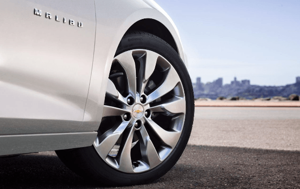 Chevy Malibu after a wheel alignment in Platteville