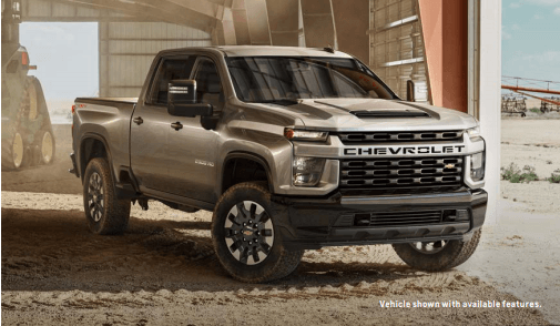 Silverado HD with the Custom trim