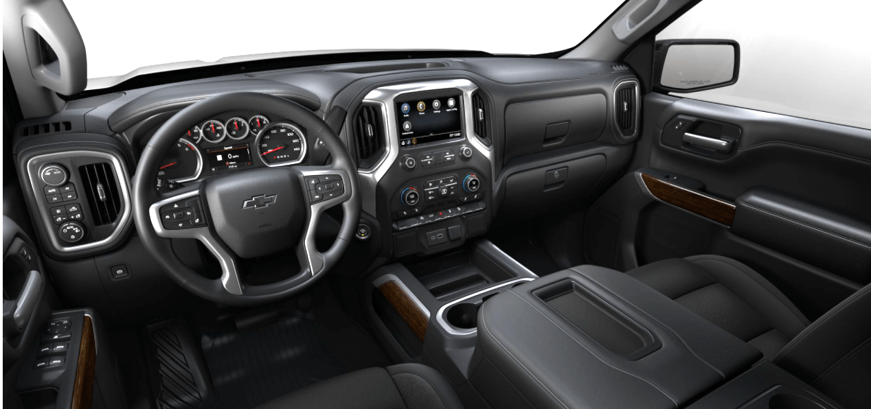 interior of a new Silverado in Dubuque