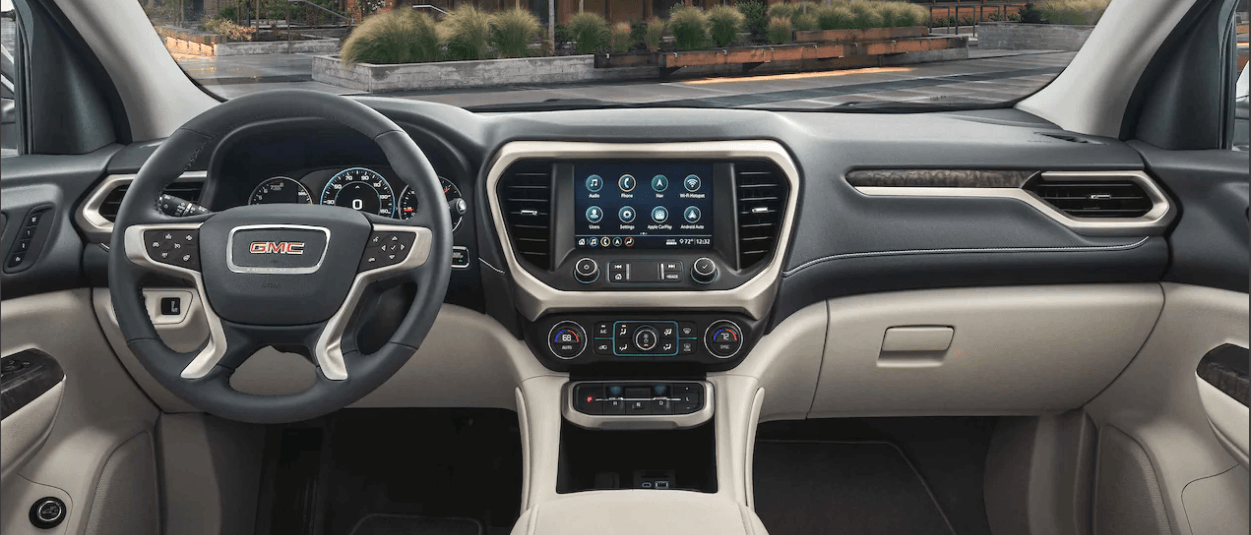 Acadia interior dashboard