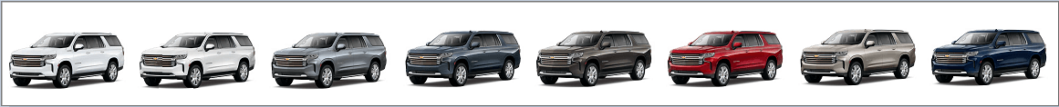 Color choices for new Chevy Suburbans