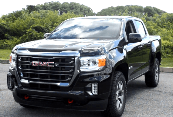 black new GMC Canyon near Dubuque Iowa