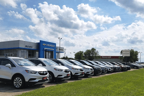 Runde Chevrolet GMC Buick Dealership Lot in Platteville WI