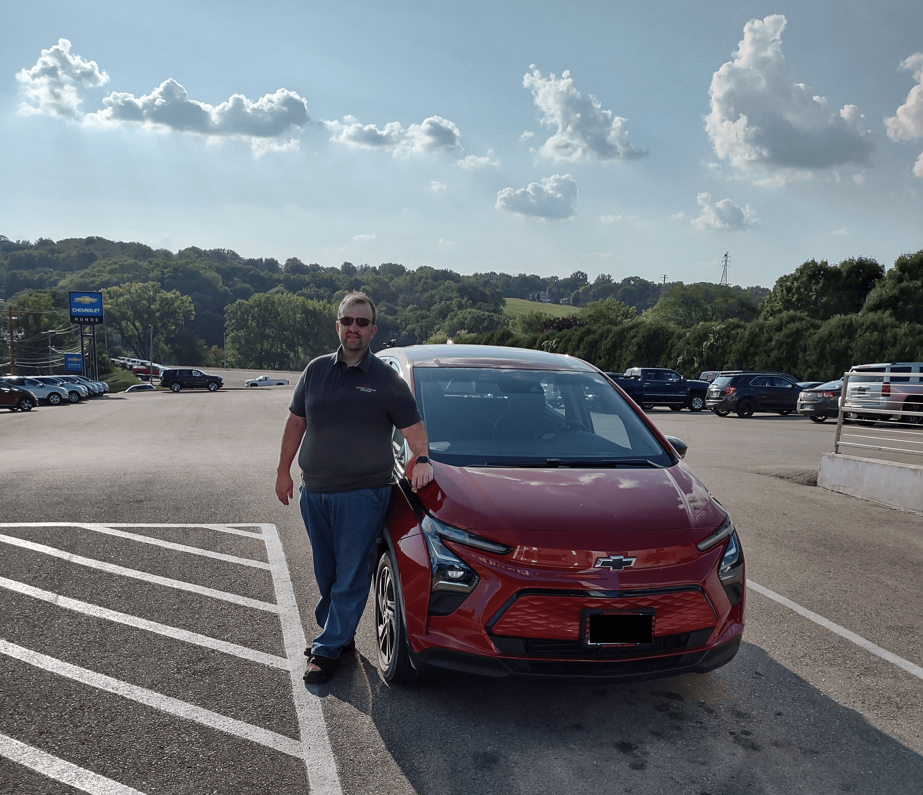 Jesse Green, electric vehicle owner