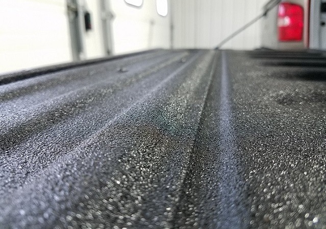 truck bedliner closeup