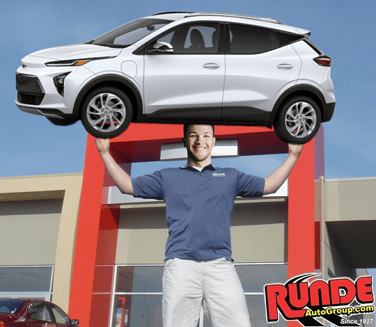 Runde photo offering free vehicle delivery