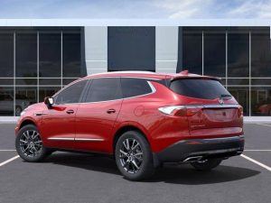 rear quarter view of a New Buick Enclave near Dubuque