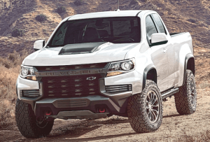 New white Chevrolet Colorado