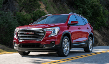 New red GMC Terrain